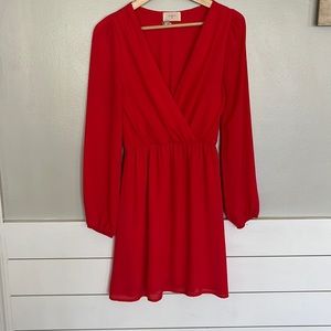Everly red dress, Size M